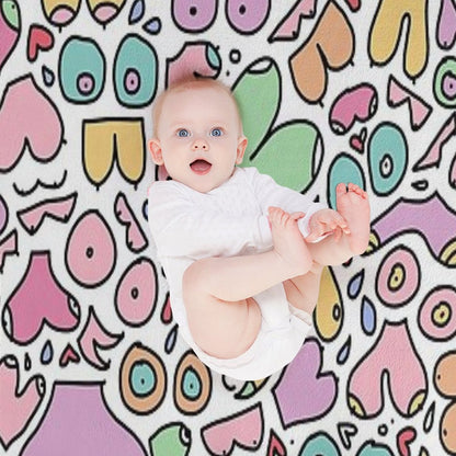 Fun Boobies Throw Blanket