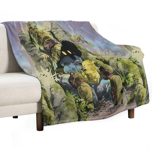 Vivi Final Fantasy Throw Blanket