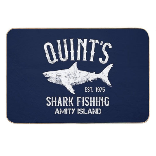Quint's Shark Fishing - Amity Island 1975 Bath Mat