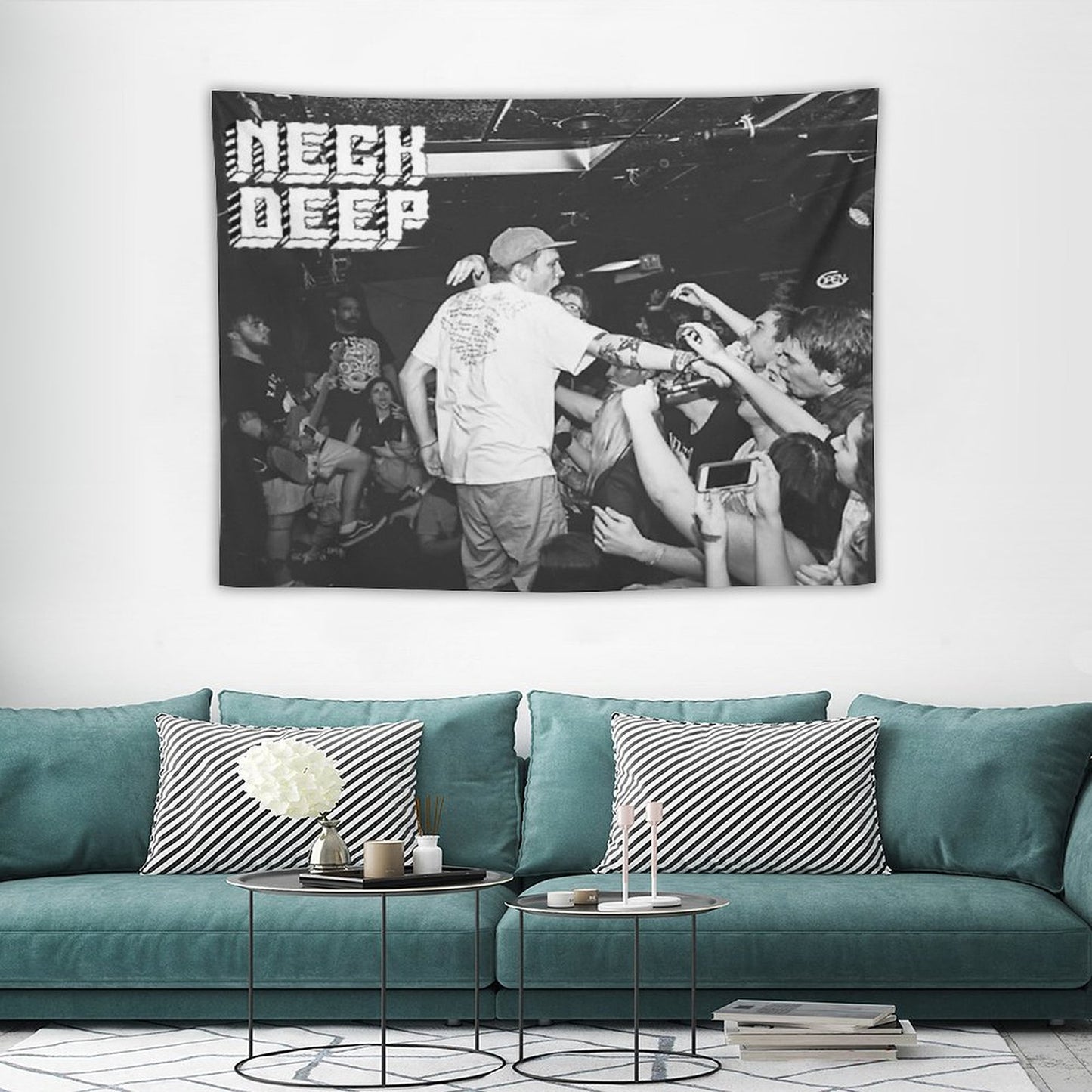 Neck Deep Live Tapestry