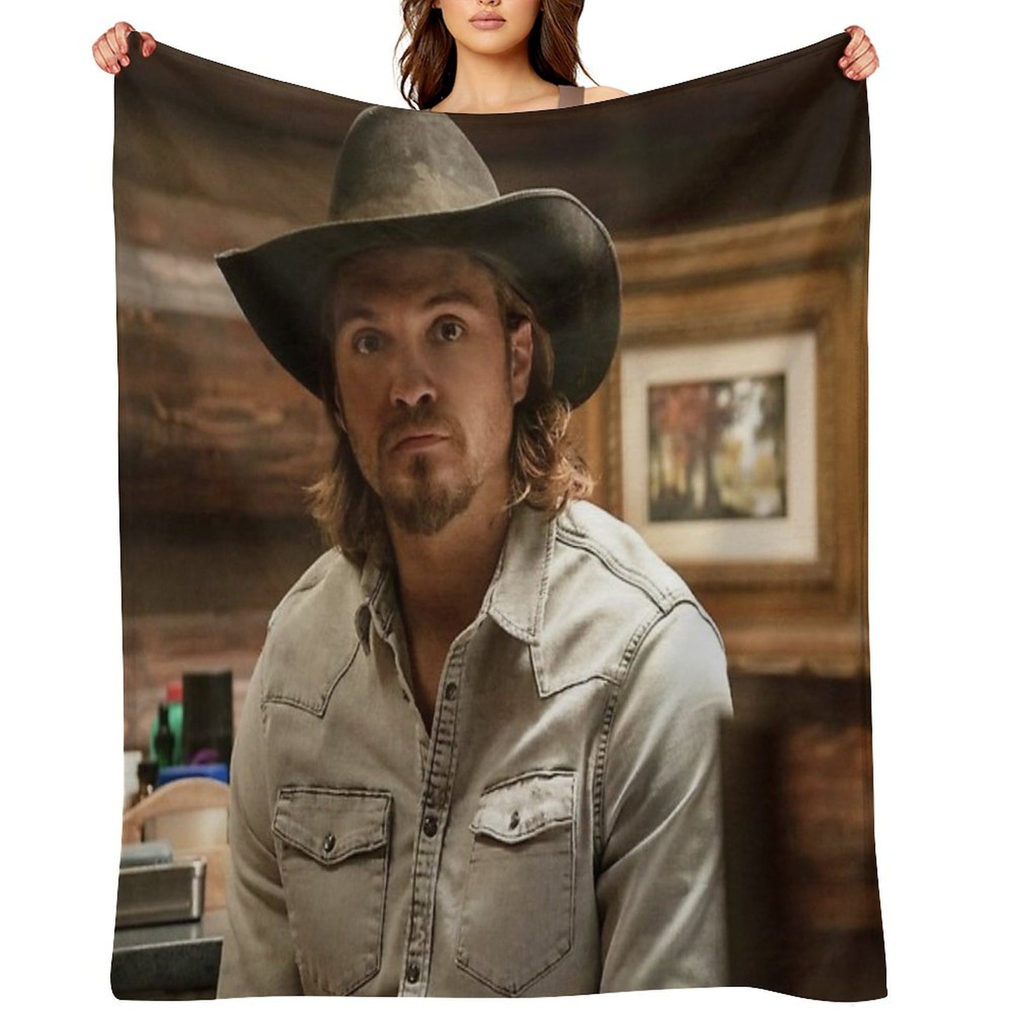 Kayce Dutton Throw Blanket
