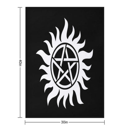Supernatural Sigil - Anti Possession Throw Blanket