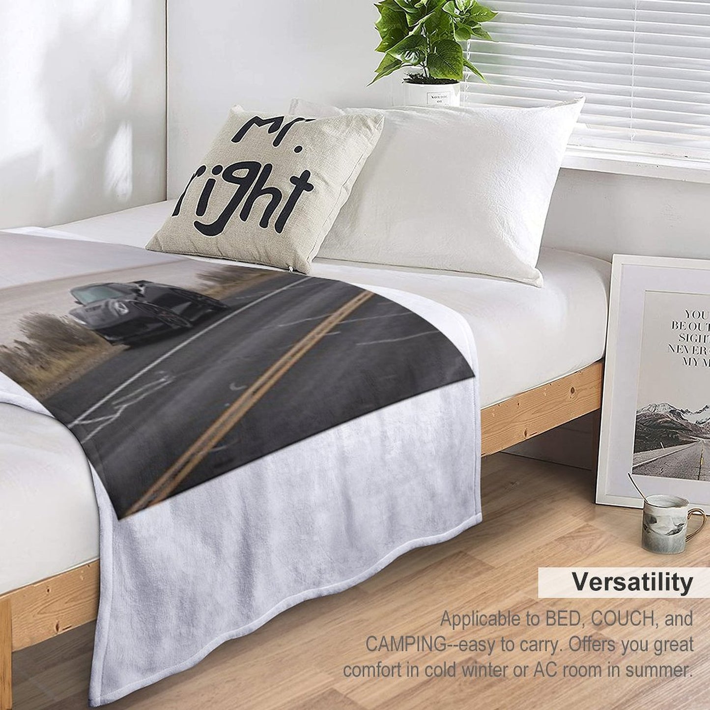 Corvette C7 Z06 Throw Blanket