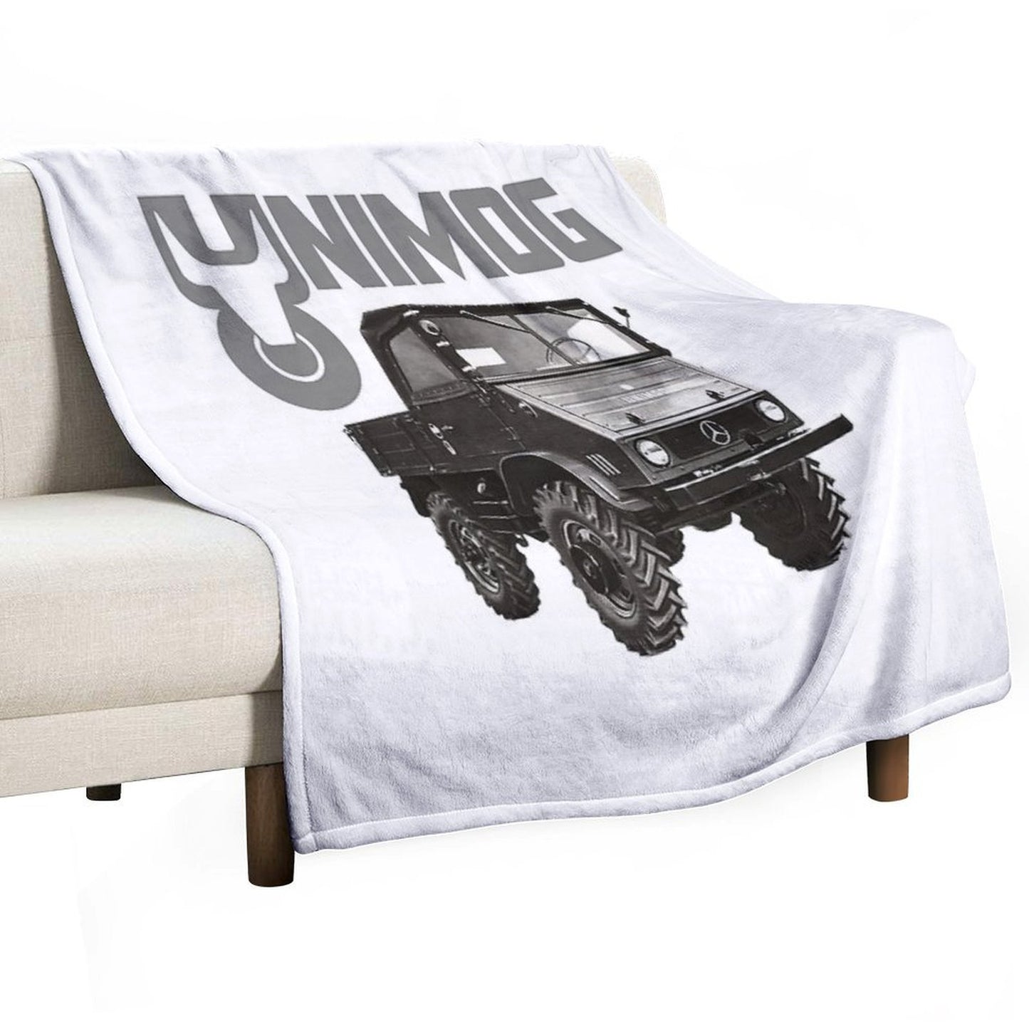UNIMOG Oldschool Throw Blanket