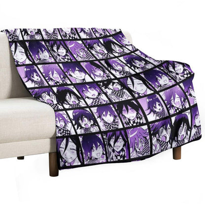 Kokichi Manga Collection (Colored) Throw Blanket