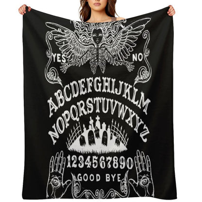 Angel of Death Witch Board Throw Blanket
