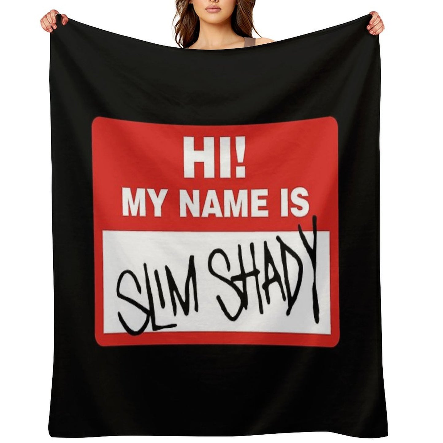 My Name Is Slim Shady Throw Blanket