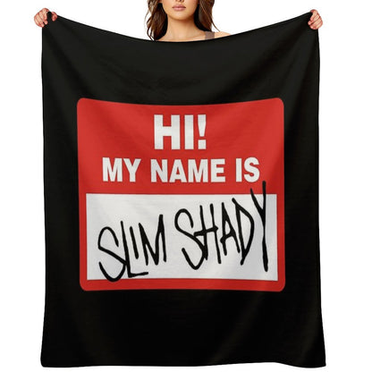 My Name Is Slim Shady Throw Blanket