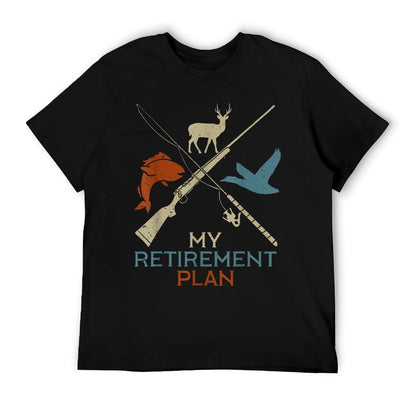 My Retirement Plan Hunting Fishing Hunter Grandfather T-Shirt