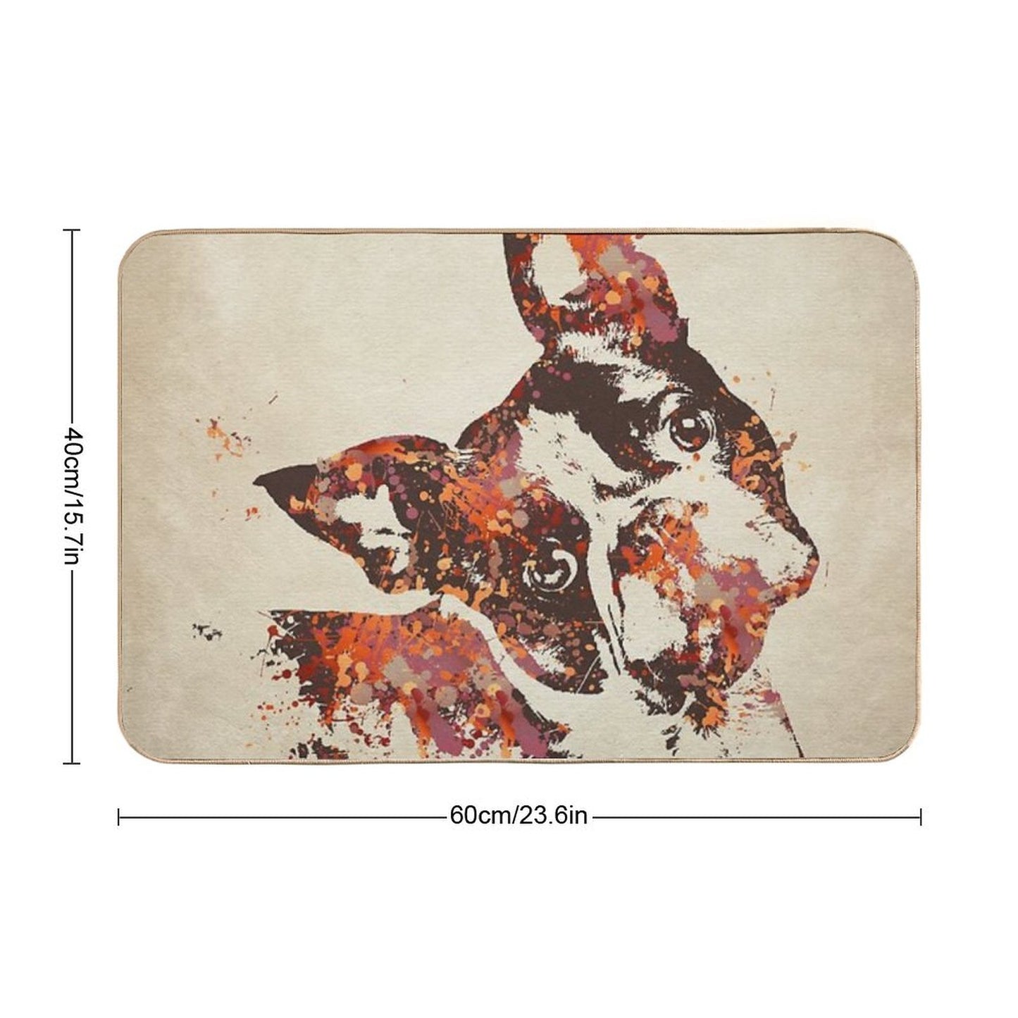 Boston Terrier Bath Mat