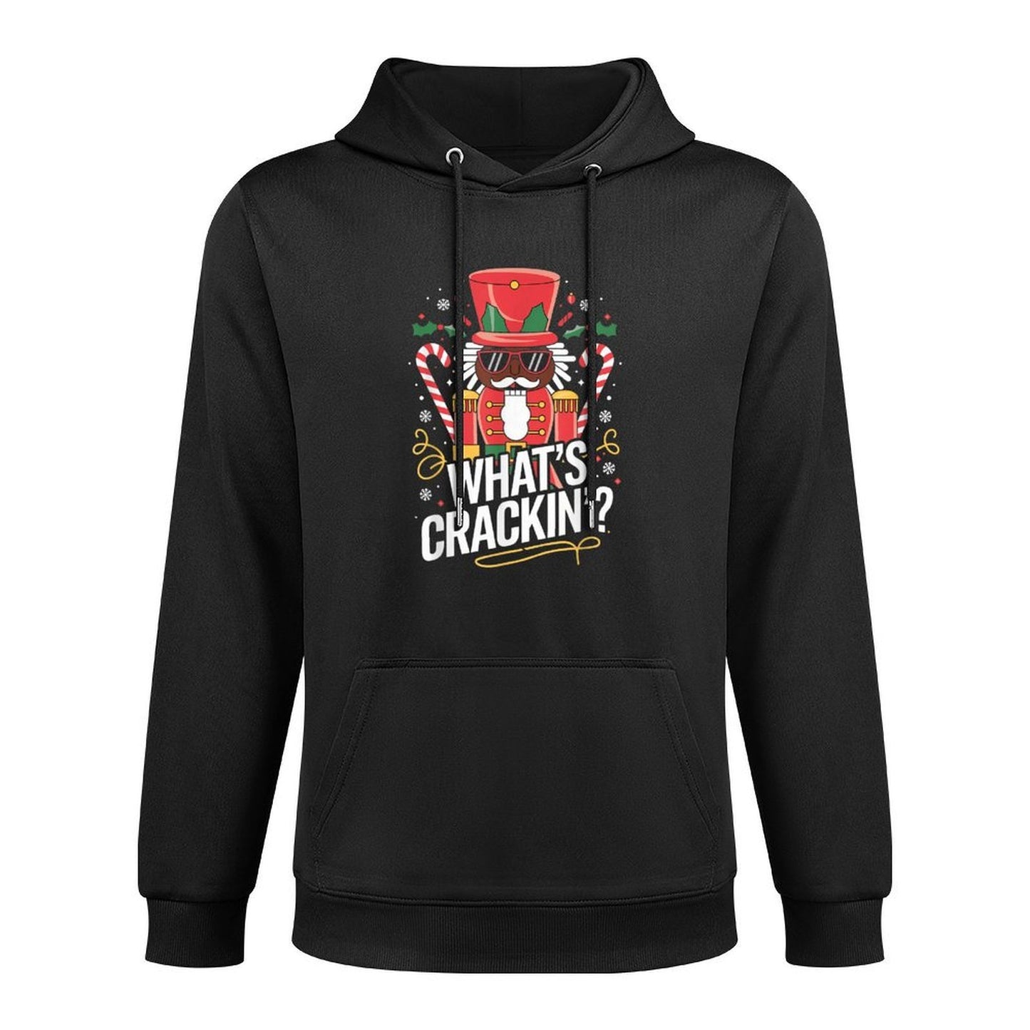 Funny Christmas African American Nutcracker Men Women Kids Shape Retention Hoodie