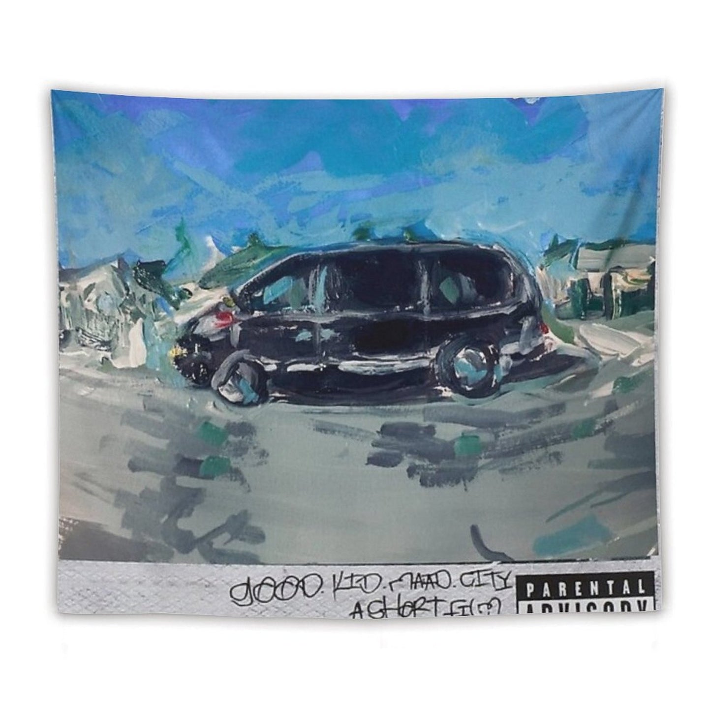 Acrylic Painting - Kendrick Lamar Good Kid Mad City Tapestry