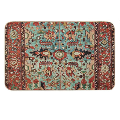 Antique Heriz Persian Carpet Print Bath Mat