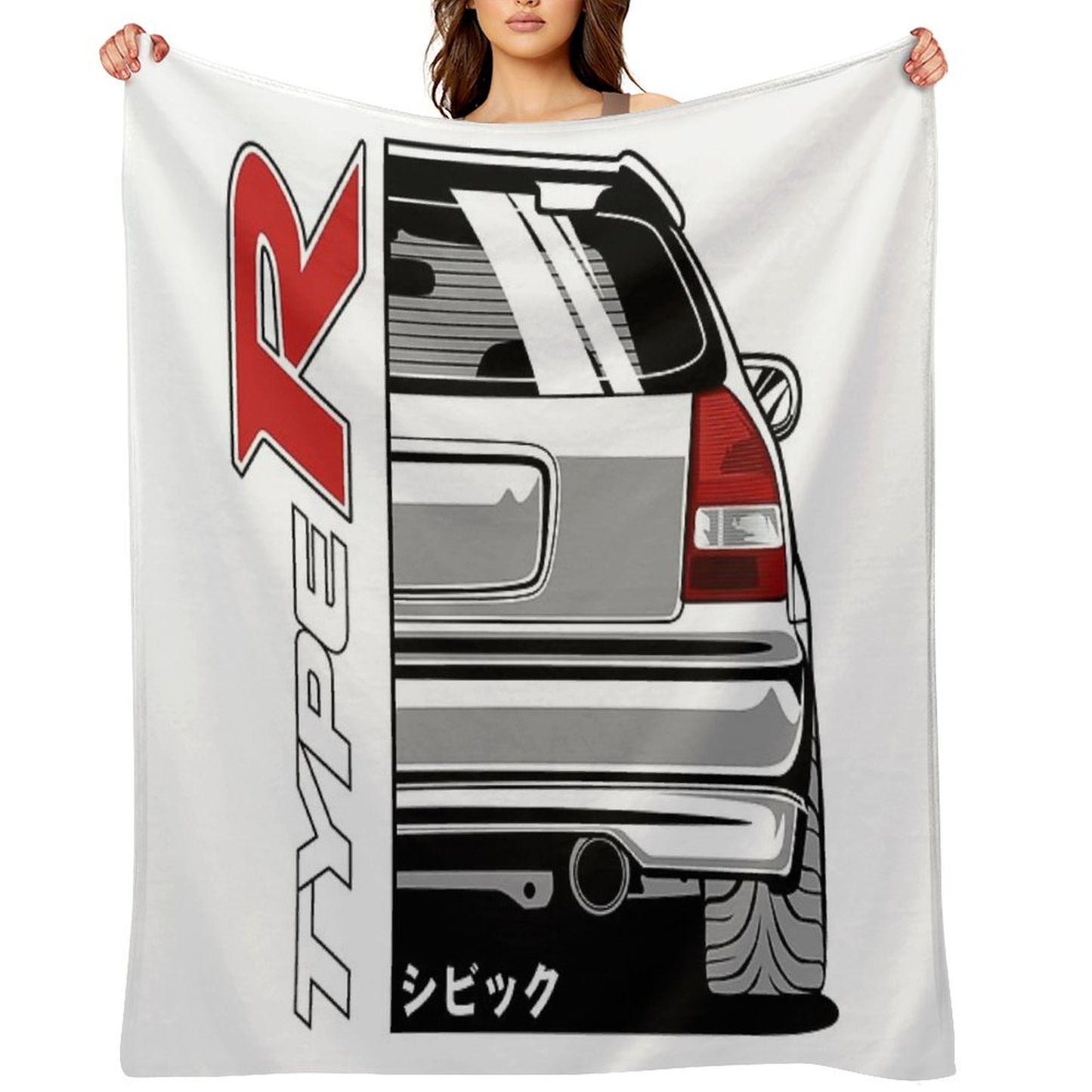 Civic Type R EK9 Throw Blanket