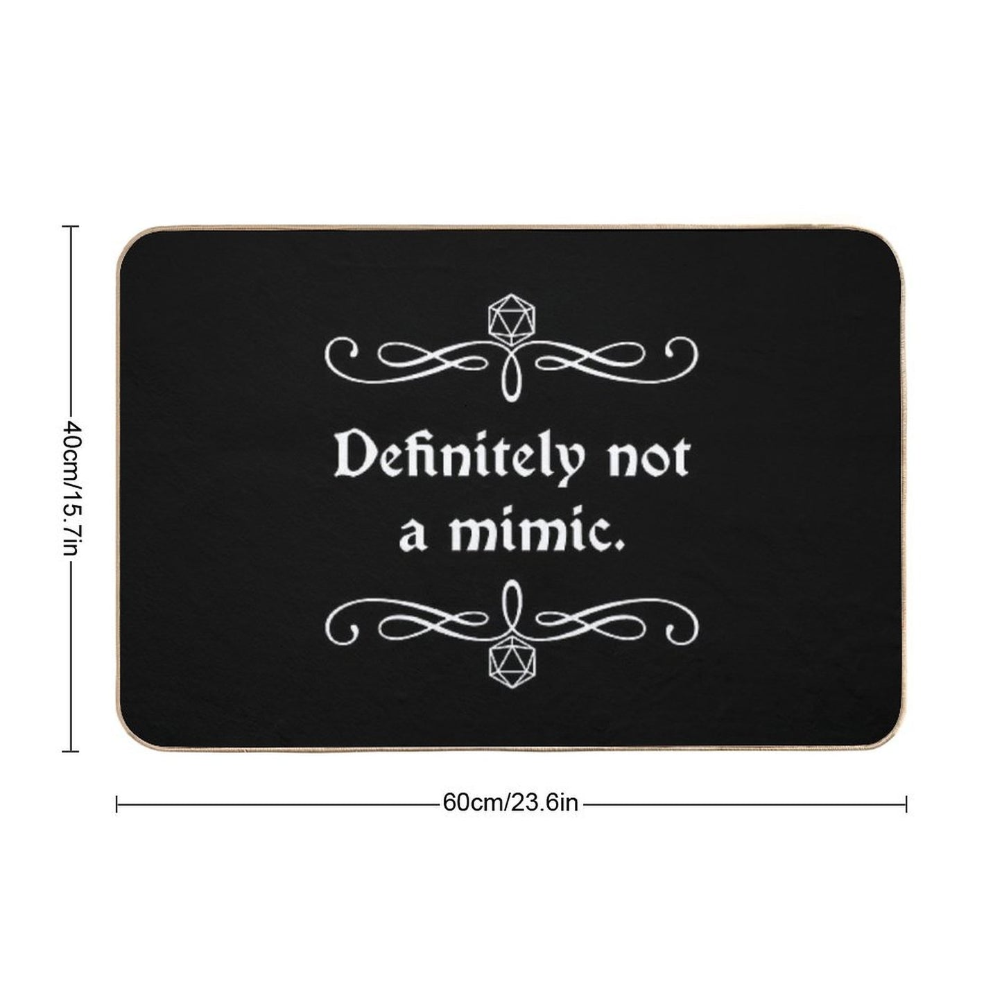 Definitely Not A Mimic Bath Mat