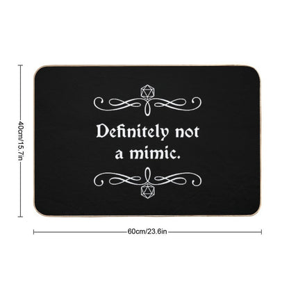 Definitely Not A Mimic Bath Mat