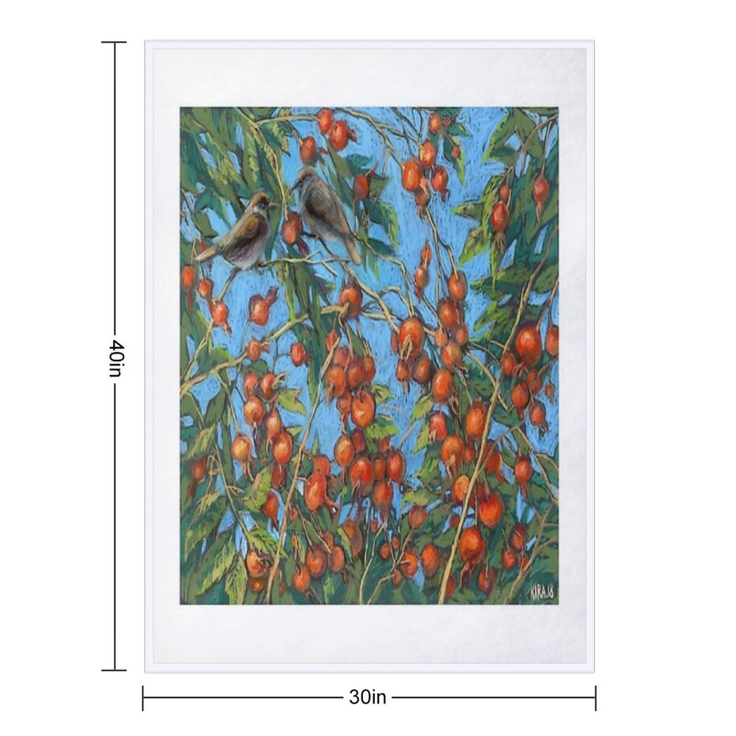 Sparrow Among In A Dog Rose Bush Throw Blanket