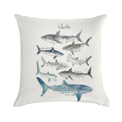 Sharks Soft Warmth Comfort Throw Pillow