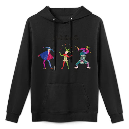 POLICHINELLE NUTCRACKER Christmas Ballet Dancer Graphic Shape Retention Hoodie