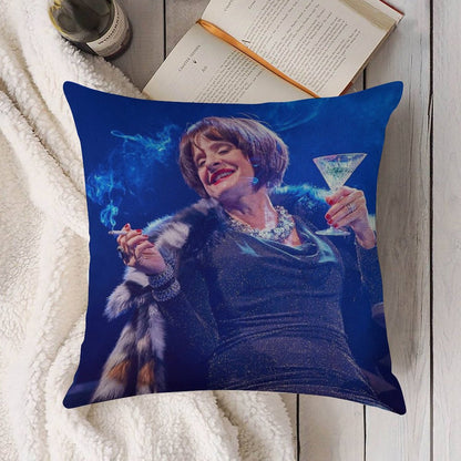 Patti LuPone As Joanne in Company Linen Throw Pillow Cover