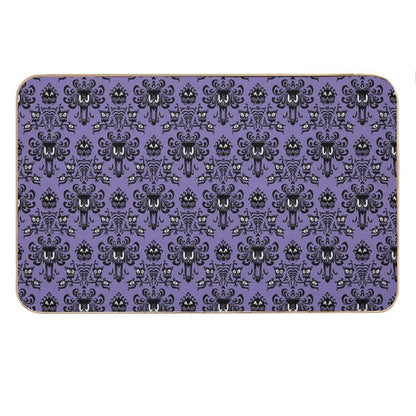 Haunted Mansion Wallpaper Bath Mat