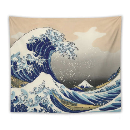 Hokusai (1760-1849) The Great Wave Off Kanagawa Tapestry