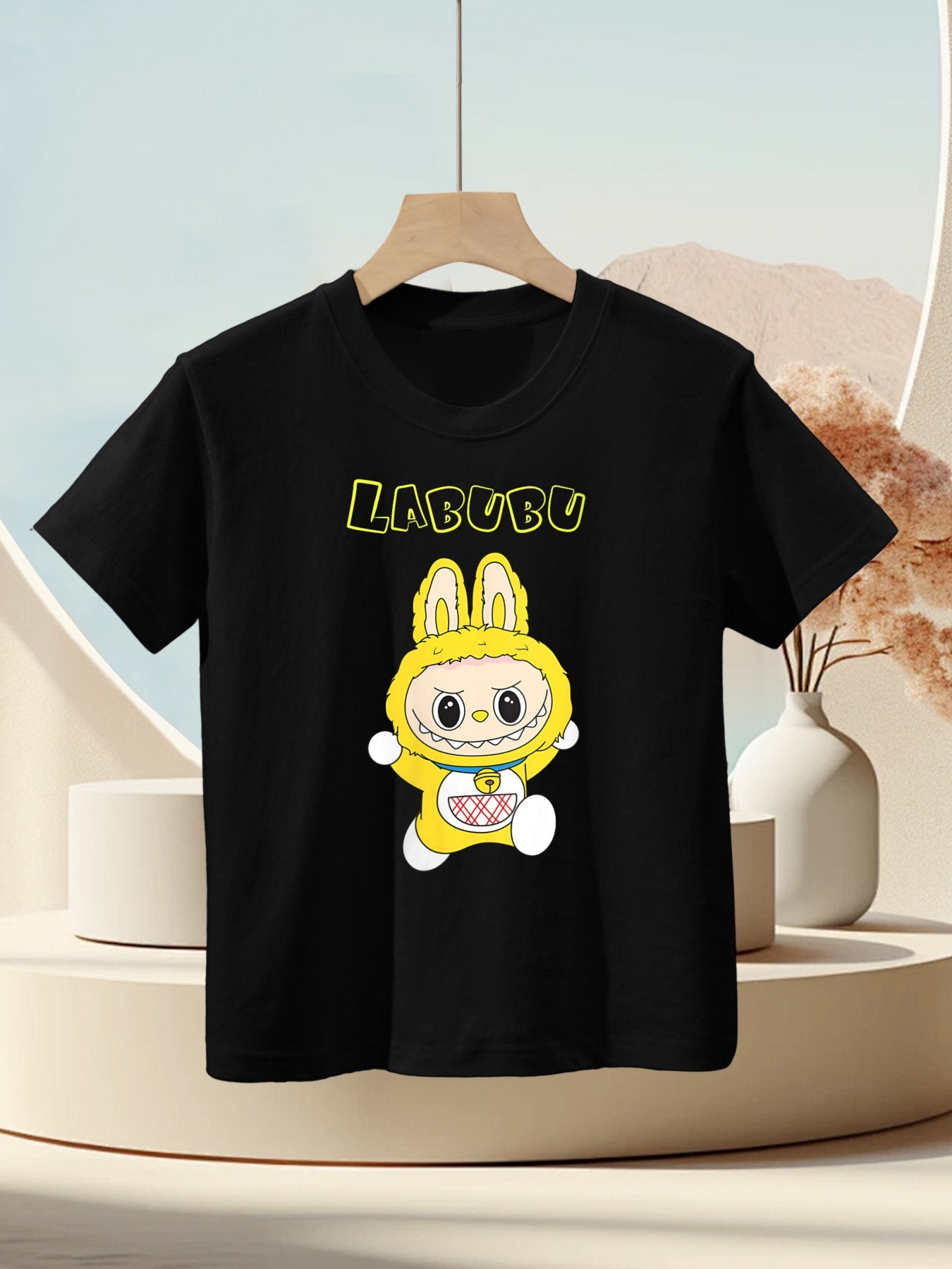 Womens Cute Labubu The Monsters Funny Labubu Lover Men Women Kid Kids T-Shirt