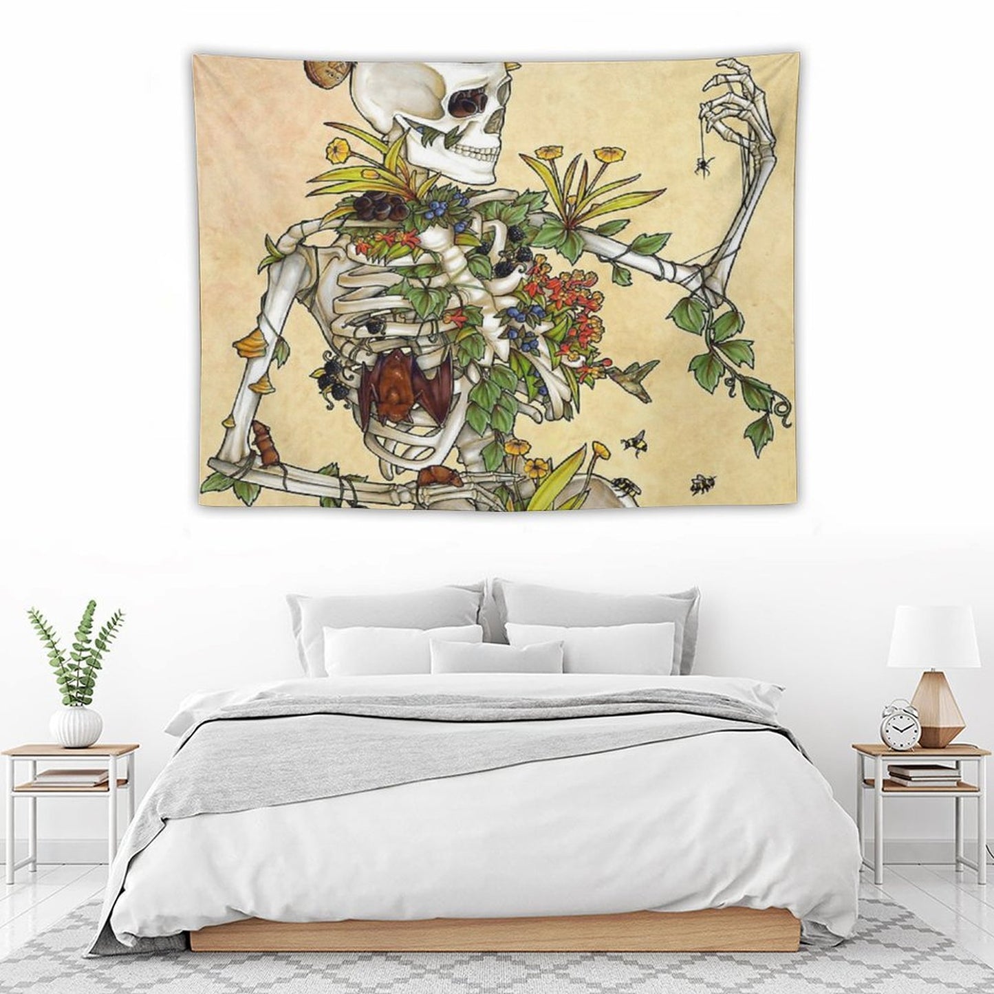 Bones And Botany Tapestry