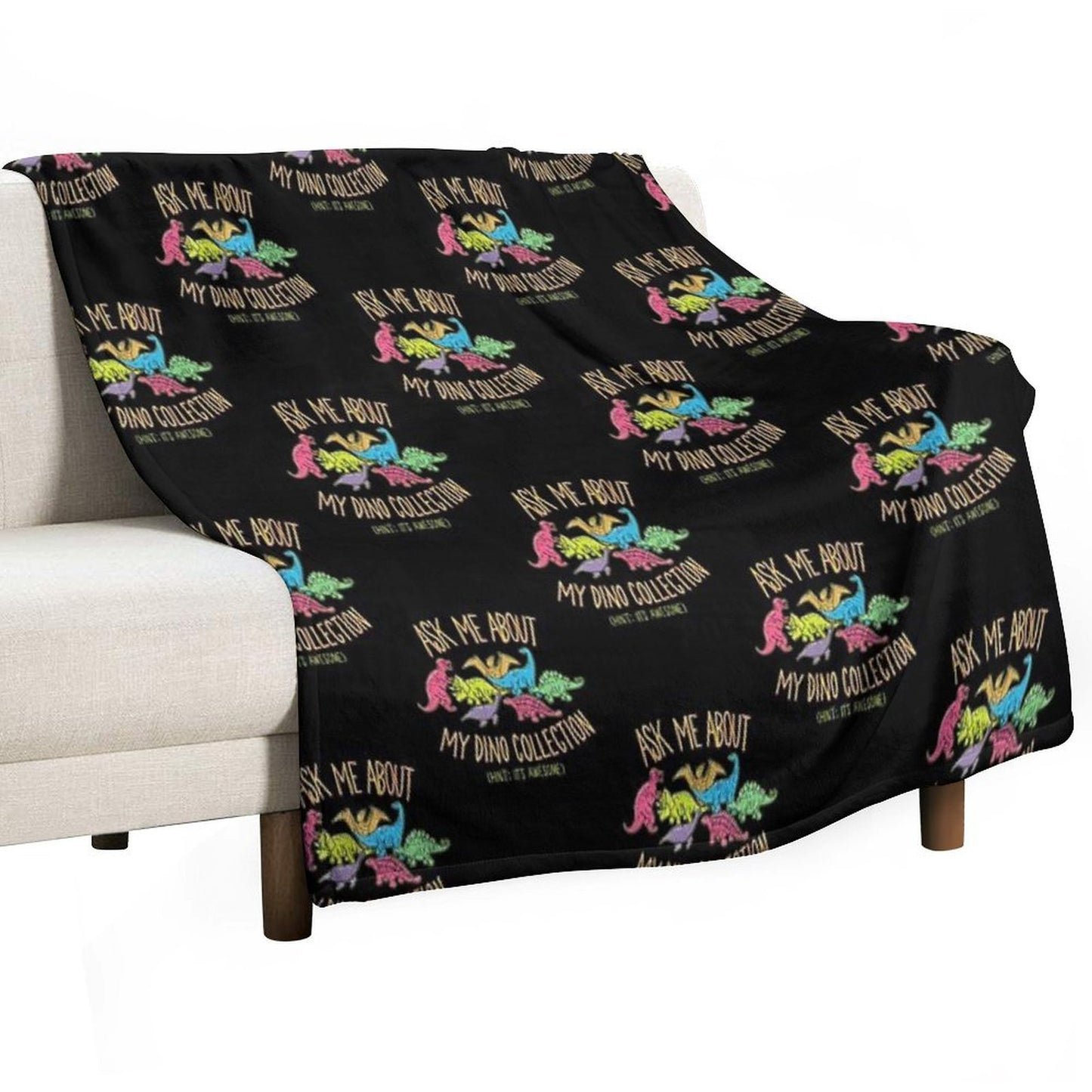 Dino Collection Throw Blanket