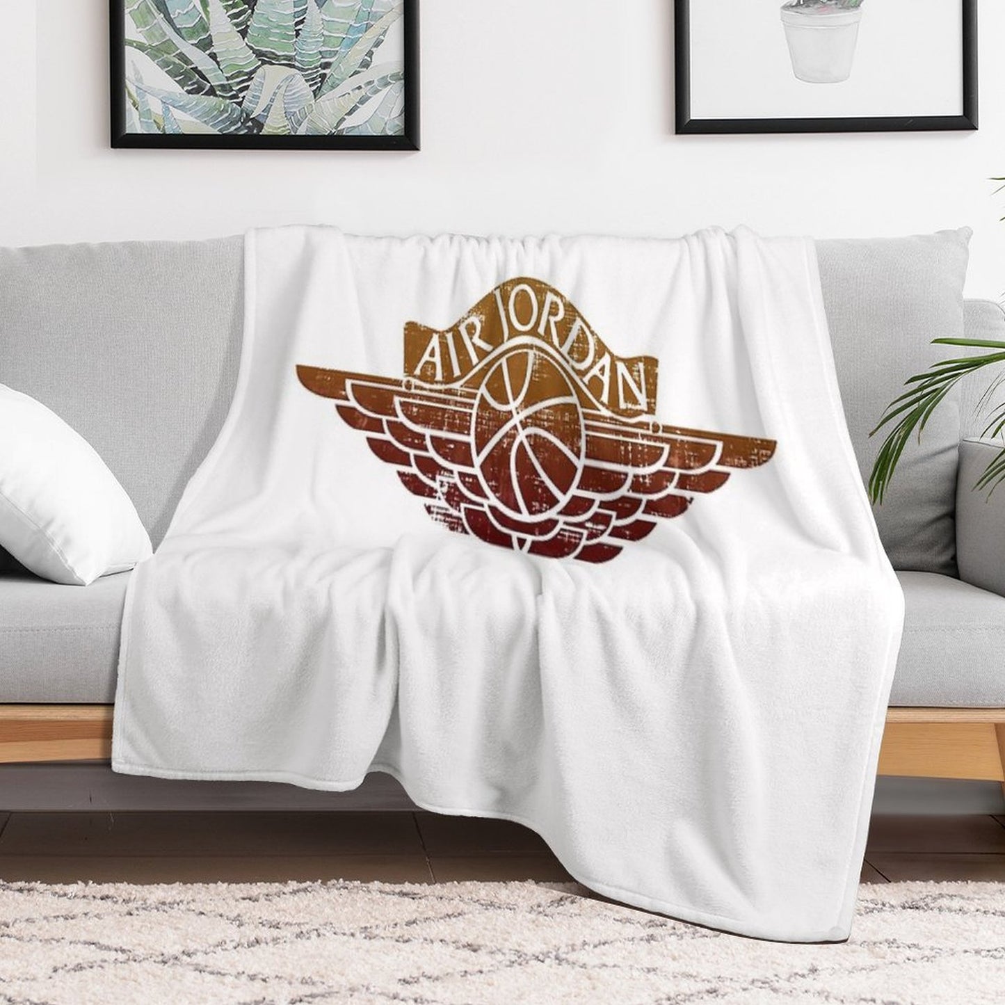 Air Jordan Wings Throw Blanket