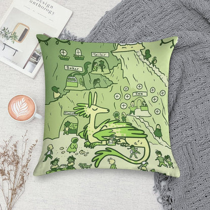 The Hoard Soft Luxury Feel Throw Pillow