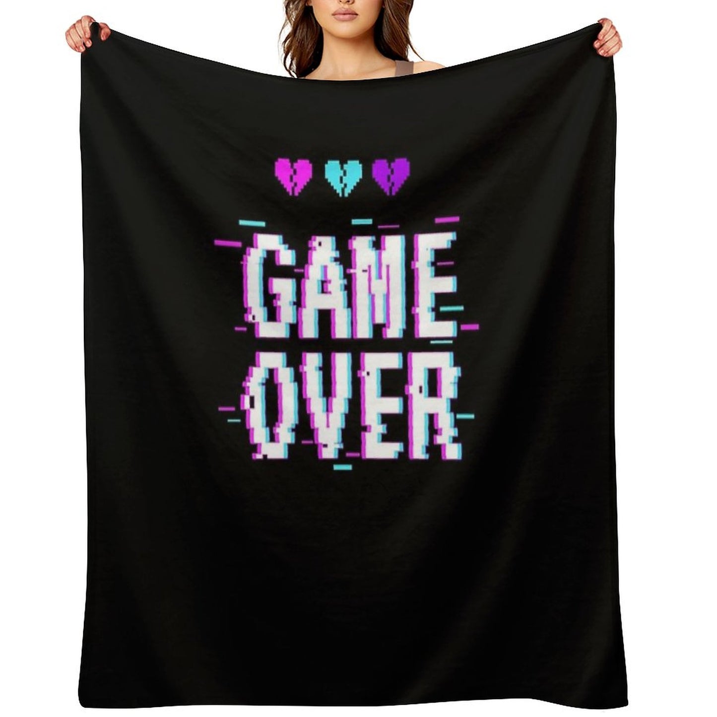 Copy of Vaporwave Aesthetic Art - Retro Mix Tape Japanese Otaku Grunge Throw Blanket