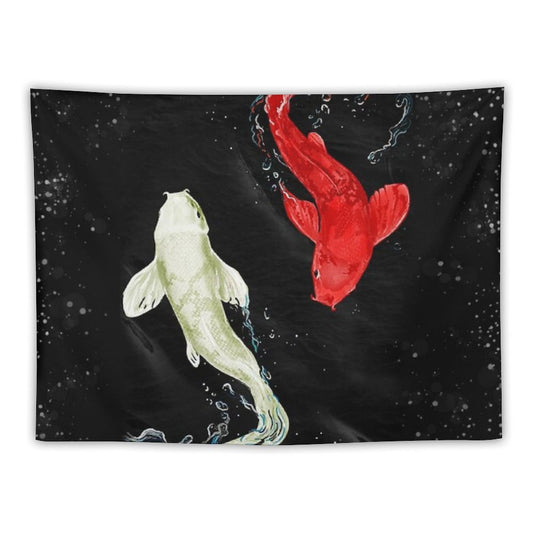 Koi Fishes Tapestry