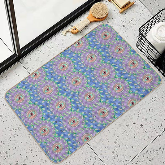 The Garden Sees All  Easy Maintenance Bath Mat