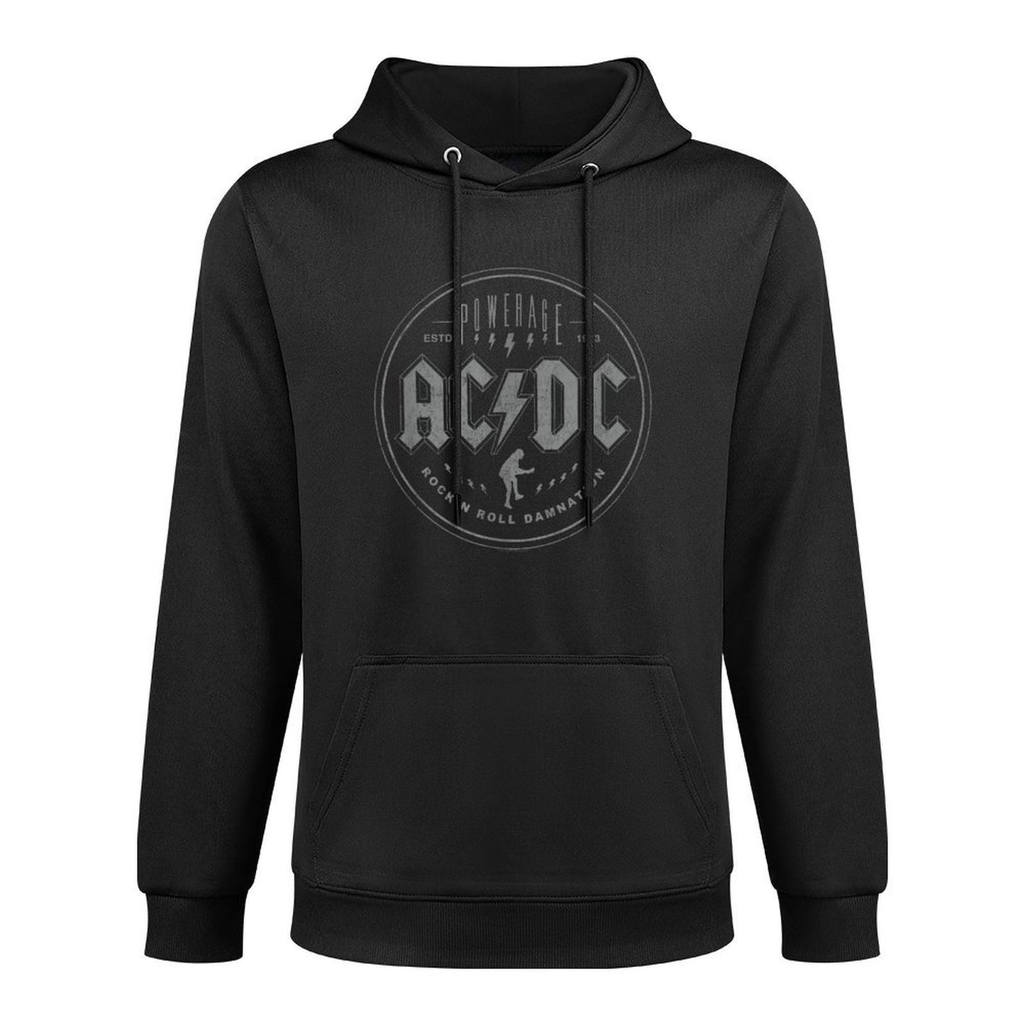 ACDC Rock Music Band Rock N Roll Damnation Versatile Streetwear Hoodie
