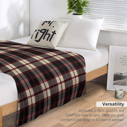 Macpherson Clan Tartan Throw Blanket