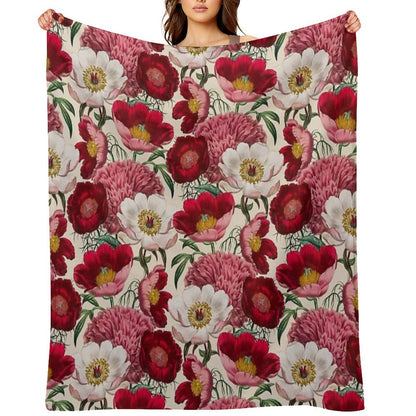 Flower Garden Throw Blanket