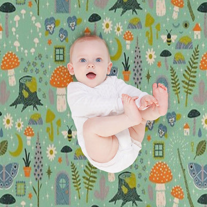 Fairy Garden Throw Blanket