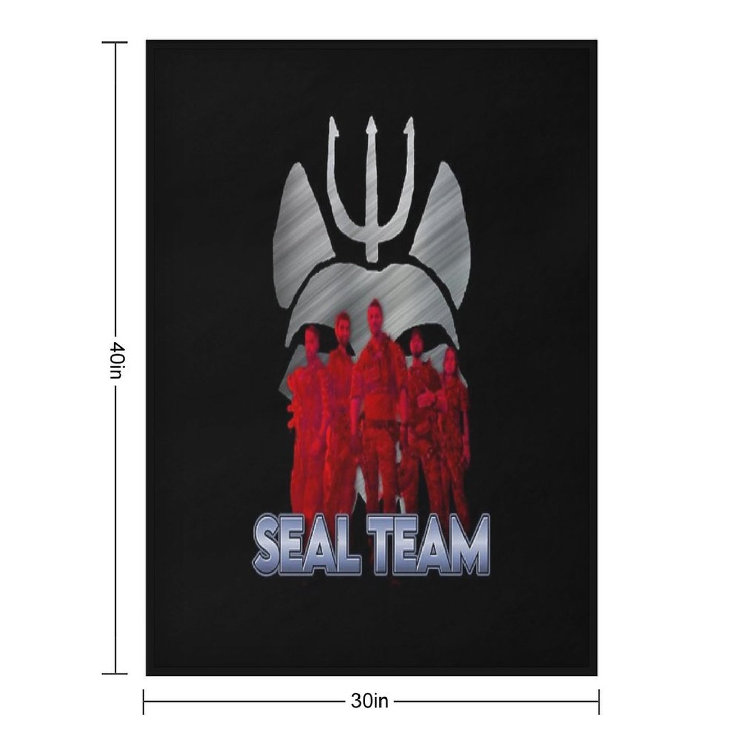 SEAL TEAM BRAVO ONE DEVGRU MISSION Throw Blanket