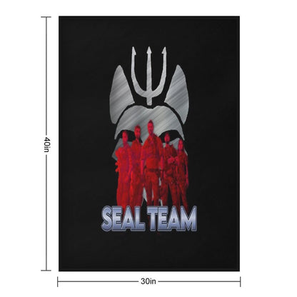 SEAL TEAM BRAVO ONE DEVGRU MISSION Throw Blanket