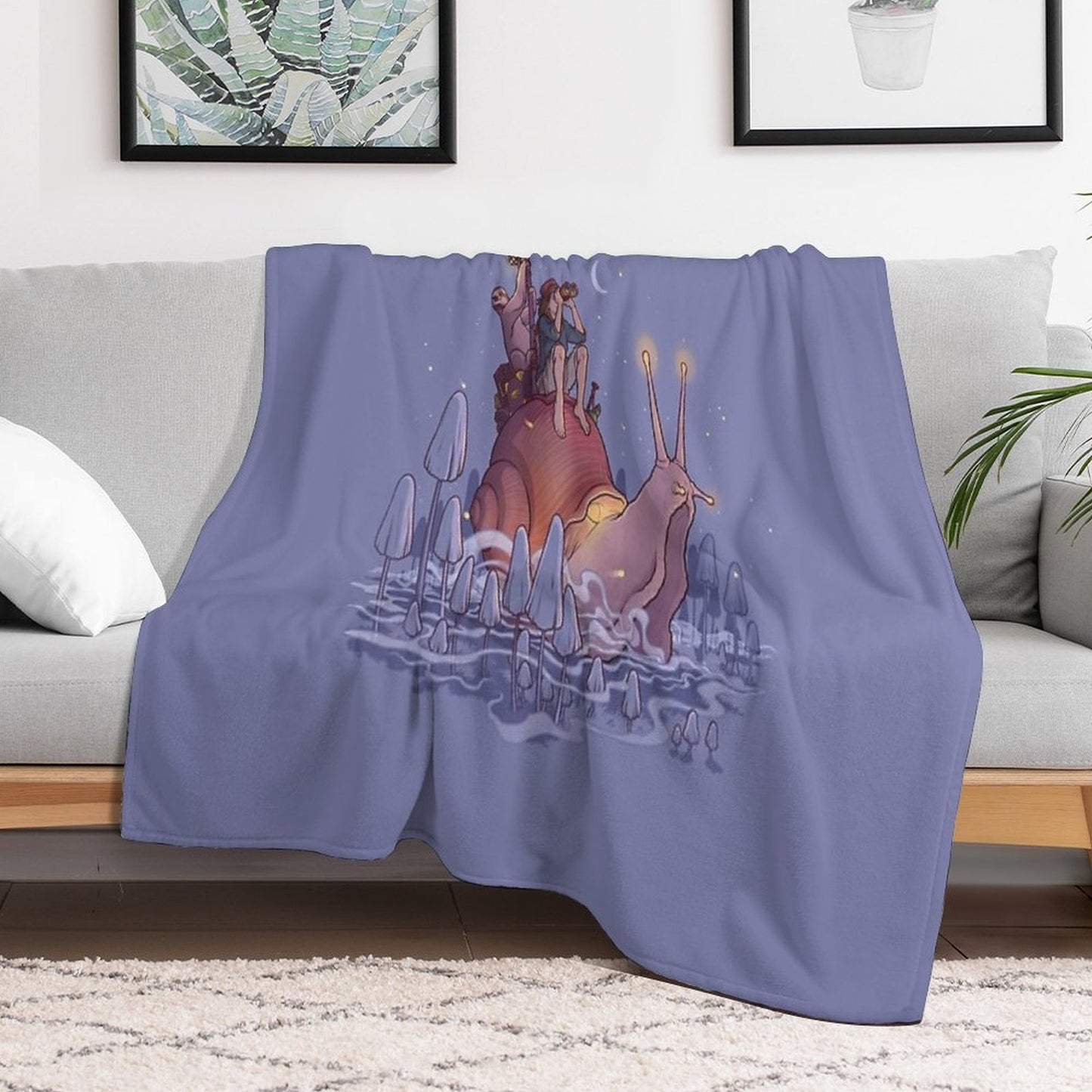 Sluggage Throw Blanket