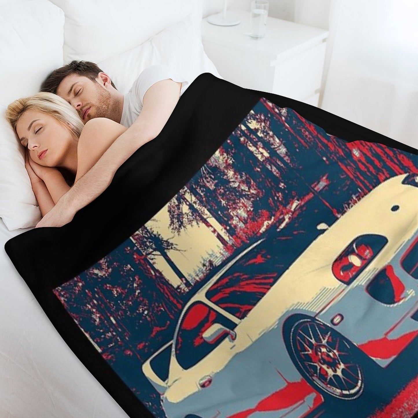 Toyota Supra Front 1 Throw Blanket