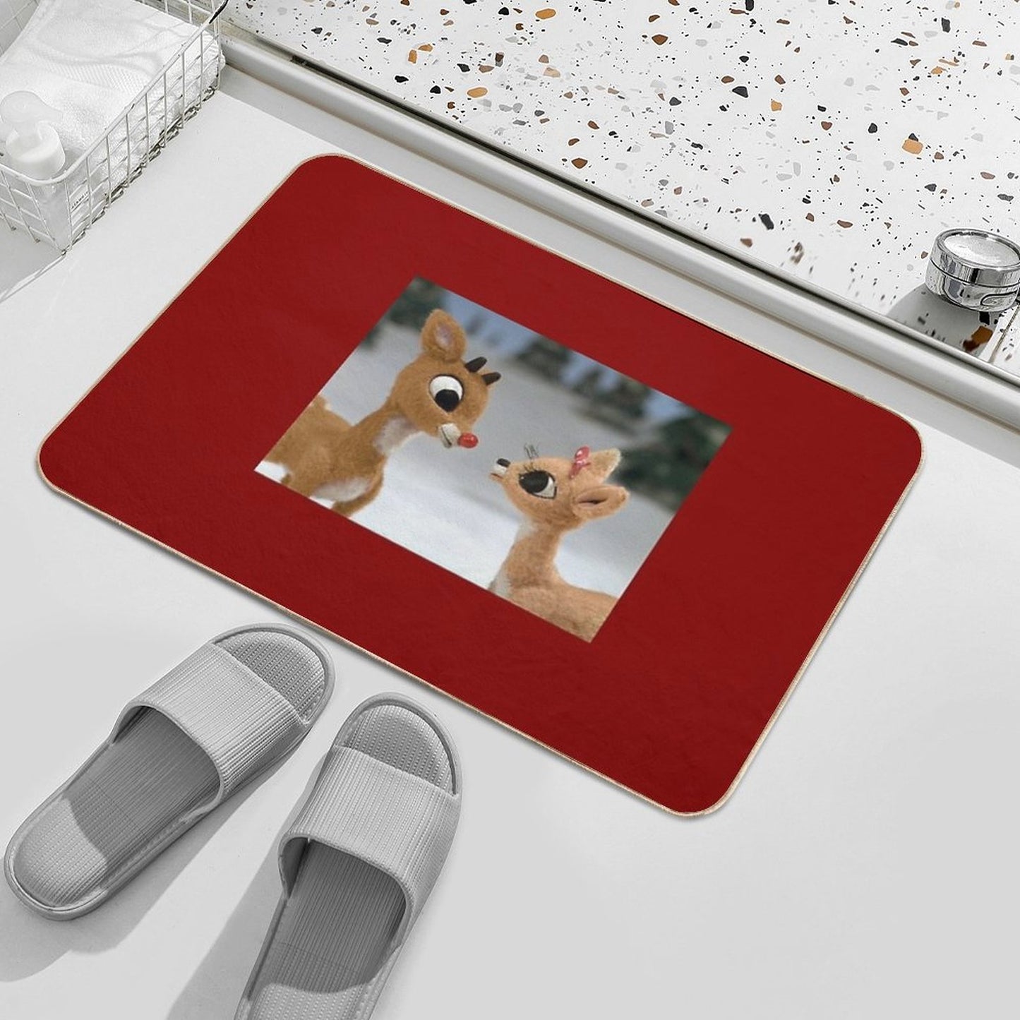 Rudolph And Clarice Bath Mat