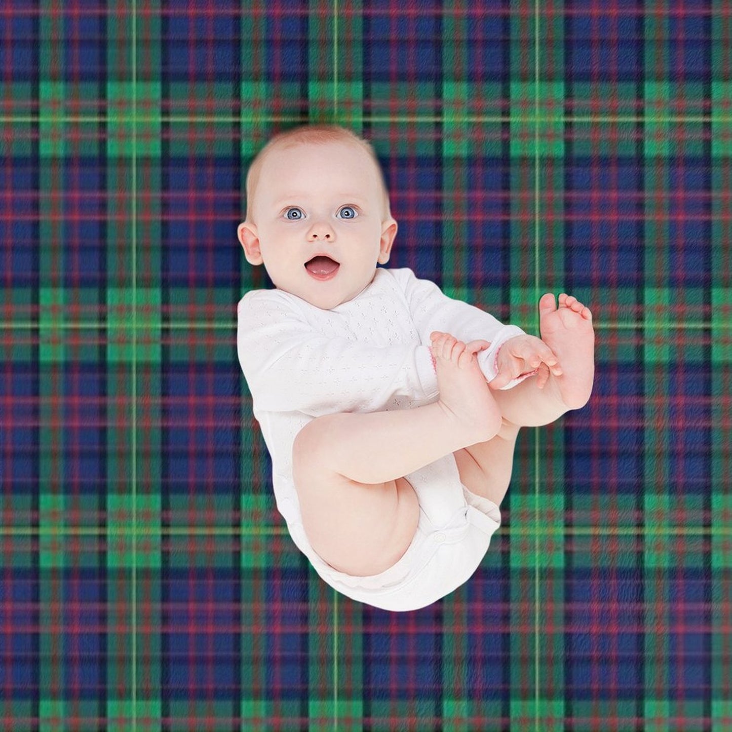 Carnegie Mellon University Tartan Plaid Throw Blanket