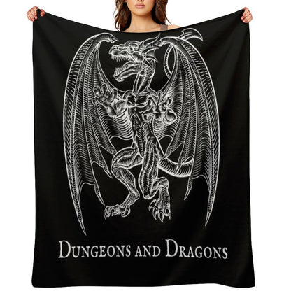 Dungeons And Dragons Design Throw Blanket