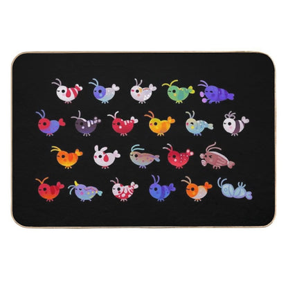Freshwater Shrimp  High-Traffic Bath Mat