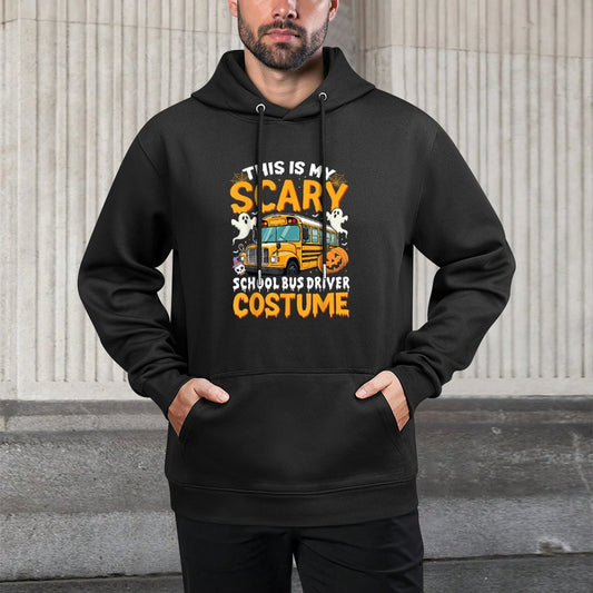 This Is My Scary School Bus Driver Costume Spooky Halloween Layering Staple Hoodie