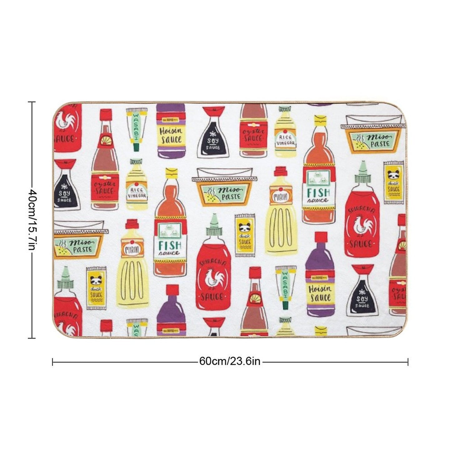 Asian Seasonings Bath Mat