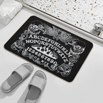 Black Witch Board Bath Mat