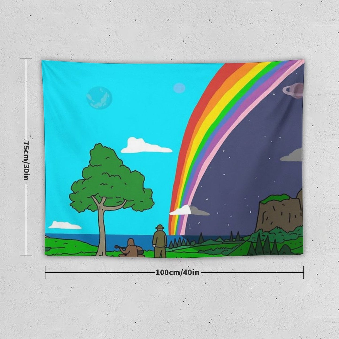 Big Lez Show Landscape Tapestry